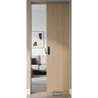 Black Sliding Door Handle Set – Telescopic Lock Mechanism for Wooden & Aluminium Doors